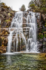 Fototapeta premium waterfall in the mountains