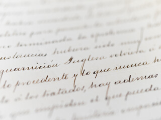 Fototapeta premium Texto escrito