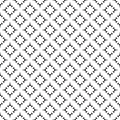 Black and white seamless pattern texture. Greyscale ornamental graphic design. Mosaic ornaments. Pattern template. Vector illustration. EPS10.