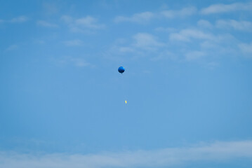 Balloon Helium rise up in Sky Sun Summer
