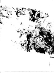 Textura de tinta sobre papel - texture grunge - Tinta negra