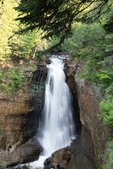 Fototapeta na wymiar Pictured Rocks National Park and Falls, MI
