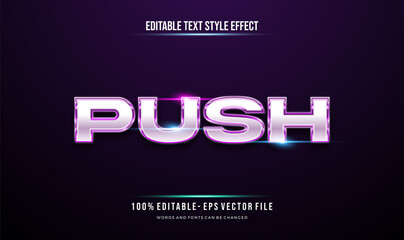 Editable modern text effect. Text style effect. Editable fonts vector files.