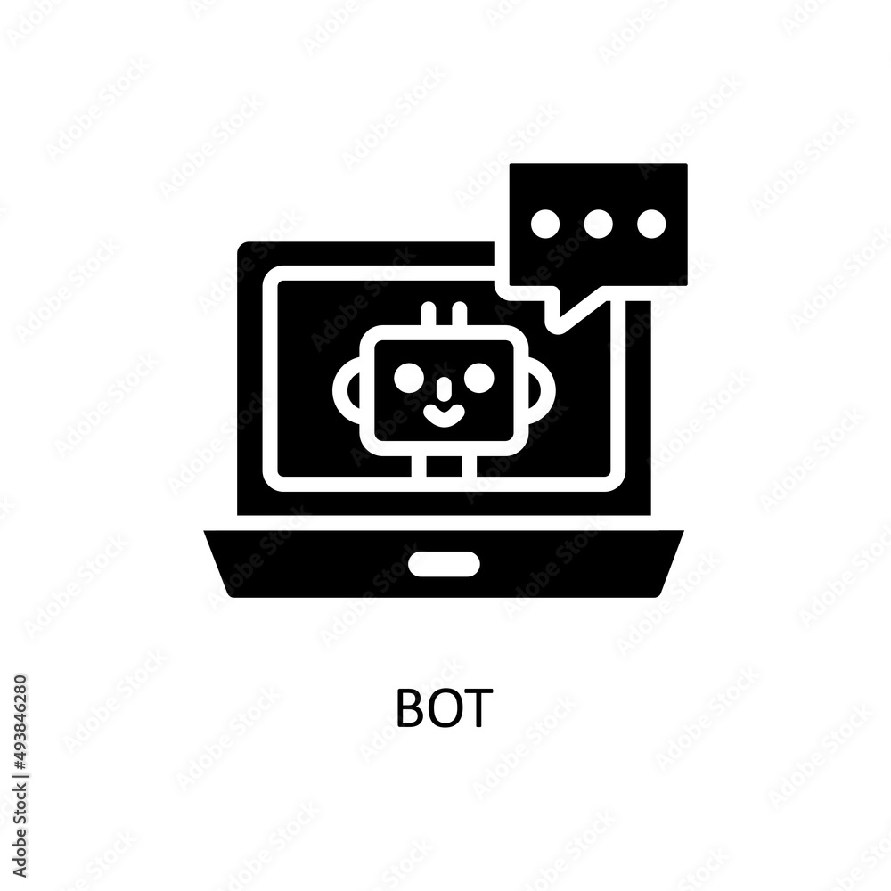 Poster bot vector solid icons for your digital or print projects.