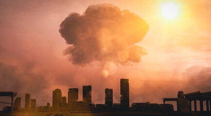 city and atomic bomb