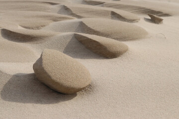 Fototapeta na wymiar Beautiful Sand structure in Denmark