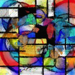 Mondrian. Abstract background
