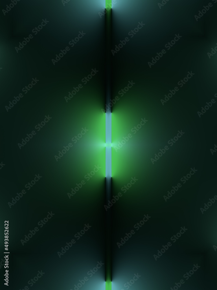 Aufkleber pattern of glowing neon stripes. creative concept design. abstract art background. 3d rendering digi