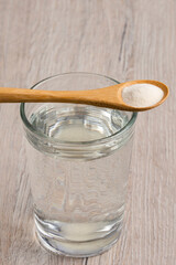 Hydrolyzed collagen powder. 