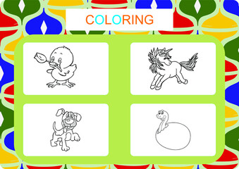This worksheet is about the coloring activity.