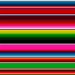 Mexican Blanket Stripes Seamless pattern. Colorful Mexican background.