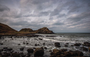 Passo del gigante in Irlanda del Nord (giant causeway)