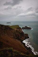 Panorami Irlandesi (sullo sofndo l'isole delle pecore)