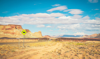 Blue Sky and Red Rock