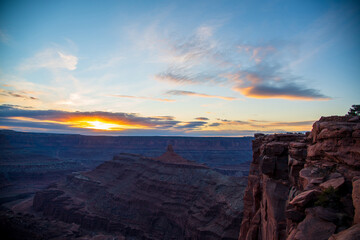 Sunset at Dead Horse State Park