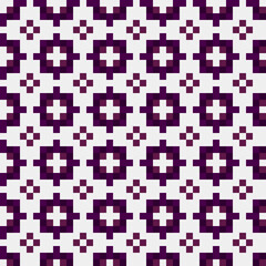 Fototapeta premium Abstract Cross Pattern generative computational art illustration