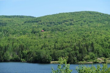 lake in the mountains