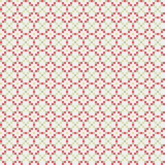 Abstract Cross Pattern generative computational art illustration