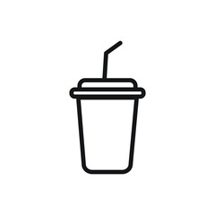 cup drink icon for website, presentation symbol 