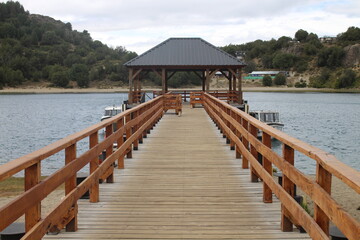 Naklejka premium beautiful landscape of patagonia argentina