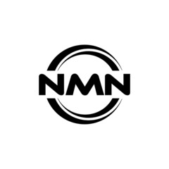 NMN letter logo design with white background in illustrator, vector logo modern alphabet font overlap style. calligraphy designs for logo, Poster, Invitation, etc.	