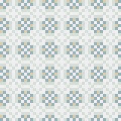 Fototapeta premium Abstract Cross Pattern generative computational art illustration