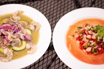 Ceviche y aguachile 