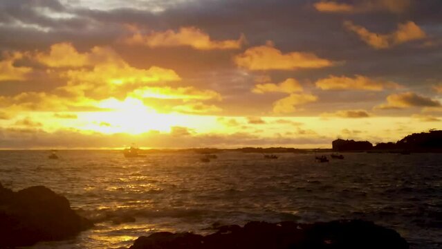 PLAYA SAN JUANILLO SUNSET COSTA RICA