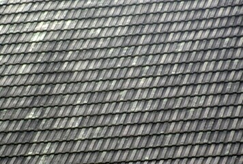 old tile roof texture