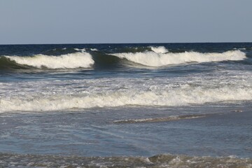 waves on the beach