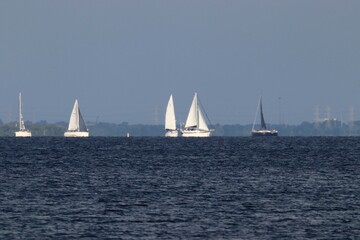 Fototapeta premium yacht in the sea