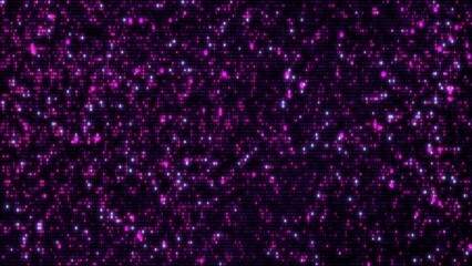 Abstract pink computer hex code full-frame background. Concept binary encryption technology algorithm screen illustration for hud design and artificial intelligence machine learning design template.
