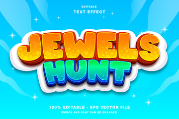 Obraz premium Jewels Hunt Game Logo Design