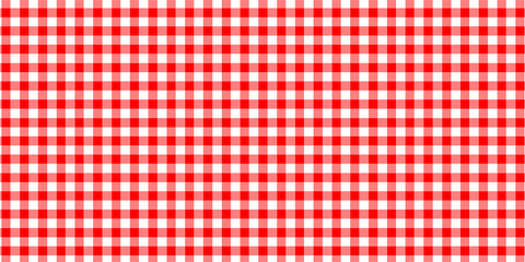 Red and White Checkered Tablecloth