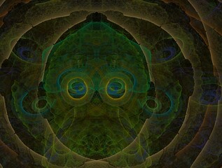 Imaginatory fractal abstract background Image