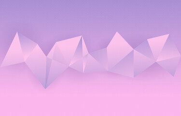 abstract pink purple polygon gradient geometric background design