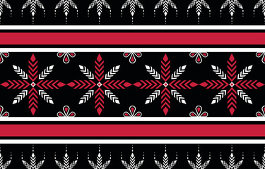 fabric texture clothing tribal design black red fashion background