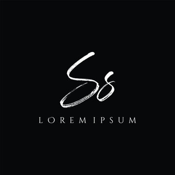 Letter SS luxury logo design vector