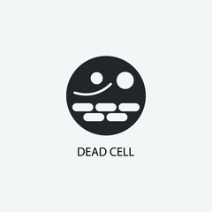 Dead_cell  vector icon illustration sign