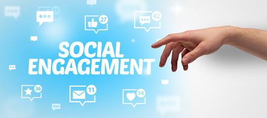 Fototapeta premium Close-Up Of Cropped Hand Pointing