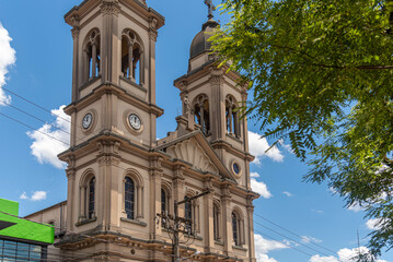 Ancient architecture of the cathedral of the city of Santa Maria RS Brazil