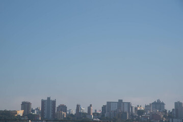 Obraz premium Dawn in the City of Santa Maria RS Brazil.