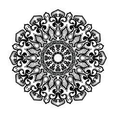 Hand drawn mandala. decoration in ethnic oriental  doodle ornament.