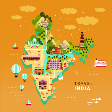 India Travel Map