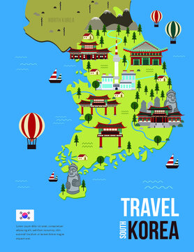 Korea Travel Map