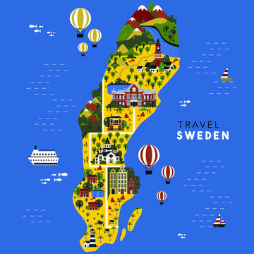 Sweeden Travel Map