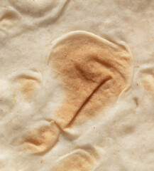 Lavash flatbread as a background.