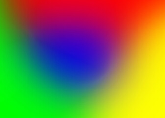 red blue green yellow gradient