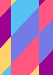 Vintage bauhaus memphis geometric colorful abstract design background