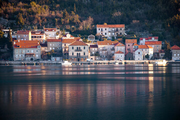 Old town of Perast in Kotor Bay, Montenegro
